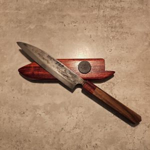 🔪 Renoverad japansk kniv – Padouk & Tigerwood